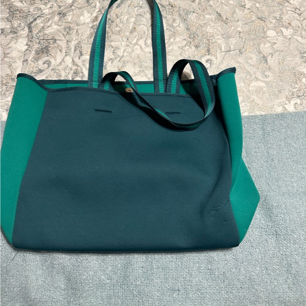 Large neoprene tote bag
